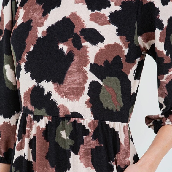 Leopard Midi Dress! - Picture 3 of 3